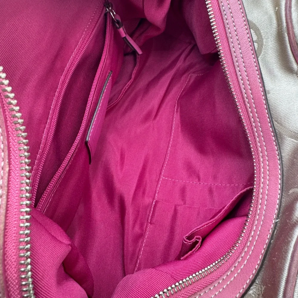 Coach Cream and Pink Satchel with Textured Pattern
Purse - Picture 7 of 9